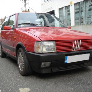 1989 Red MKI Fiat Uno Turbo i.e