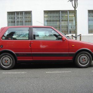 1989 Red MKI Fiat Uno Turbo i.e