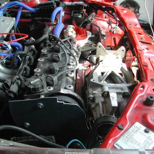 engine in drivers side