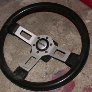 Abarth steering wheel