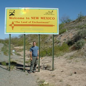 New Mexico Border Sign