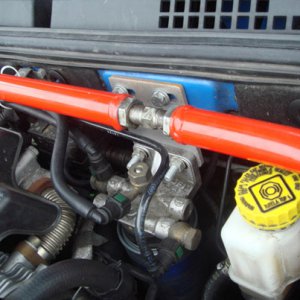 diesel filter lowering bracket