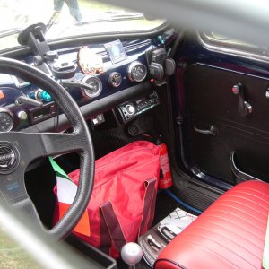 This is the interior of the Black 500