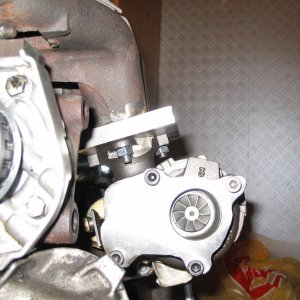 Exhaust Flange Fitted