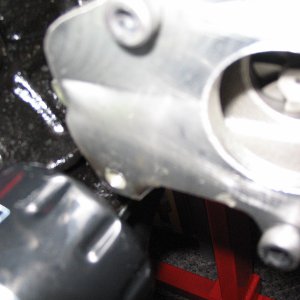 Exhaust Flange Blocked Hole