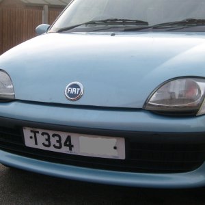 Round FIAT badge