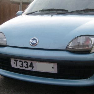 Round FIAT badge