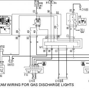 Wiring Diagrams for Gas Discharge Headlamps