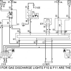 Wiring Diagrams for Gas Discharge Headlamps