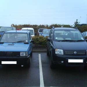 The 750L and friends in the carpark