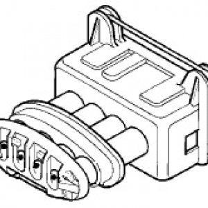 Female Fiat Electrical Connector - Lights/Sensor