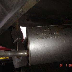 Exhaust back box