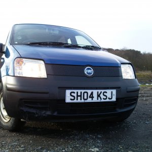 Panda on Lowestoft coast