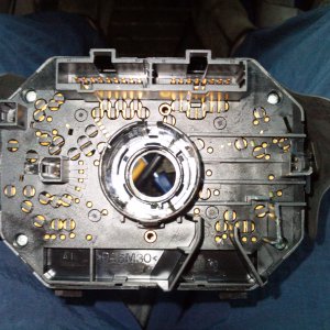 Rear of stalks/clockspring unit