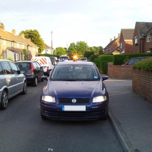 Tow car at the end of it's journey