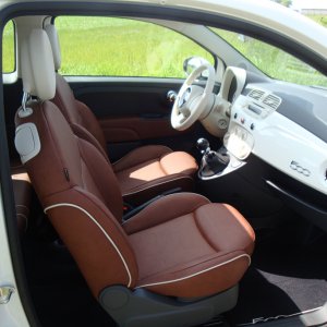 Fiat 500 Lounge 1.3 vintage leather