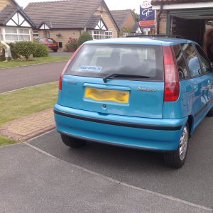 The Rear of My Punto