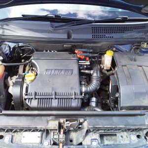 Engine Bay after conversion