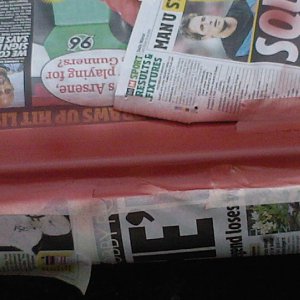 Redoxide and the best use for newspaper