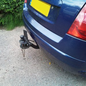 Finshed towbar fitting