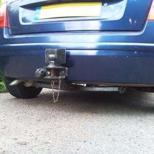 Finshed towbar fitting