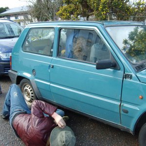 Kris_fixing_car_whilst_Emily_changes_at_castle_1_