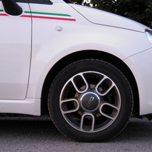 Fiat 500 2-tone wheels