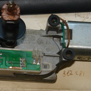 Connector Box on Back of Wiper Unit