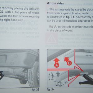 Lifting the rear of a Bravo