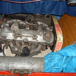 X19 Engine in back of Fiat Uno