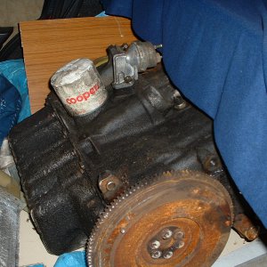 X19 Engine in back of Fiat Uno