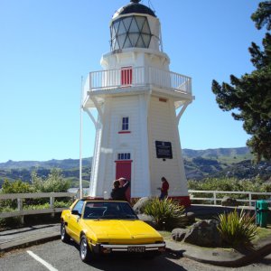 Akaroa lighthouse and X19