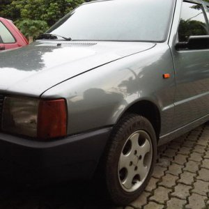 Fiat Uno MK I 1989 Grey Metallic Bumel