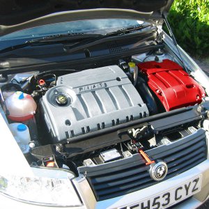 Engine Bay (Silver and Red)