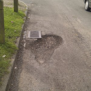 Size of Pothole