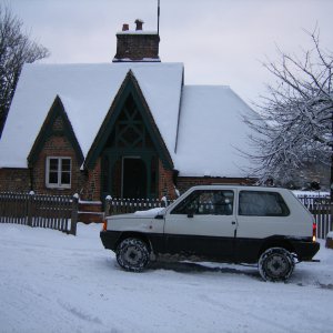 MK1 Panda in the snow