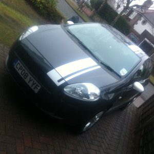 Fiat Grande Punto 1.2 Grey And White :)