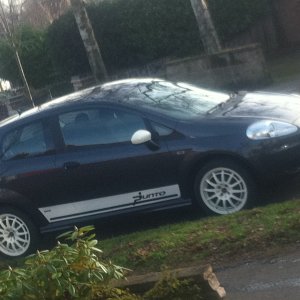 Fiat Grande Punto 1.2 Grey And White :)