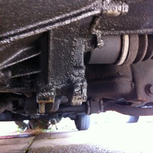 leaking gearbox