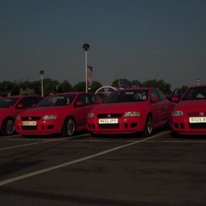 Schumachers/ Bright red Fast Devils....