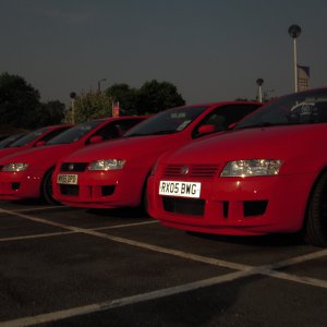 Schumachers/ Bright red Fast Devils....