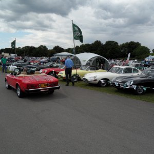 Part of Fiat owners club stand.