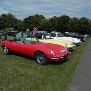 Jaguar owners club stand.