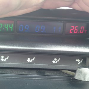 Modded clock from a Corsa B