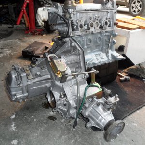 Engine and gearbox 4x4 Panda