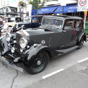 Panda at car show