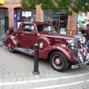 Panda at car show