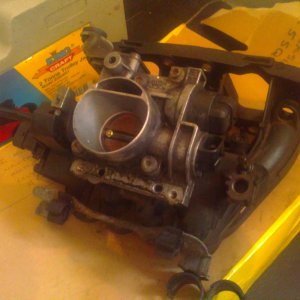 throttle body and inlet manifold