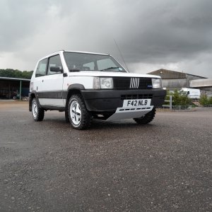 My white Panda 4x4
