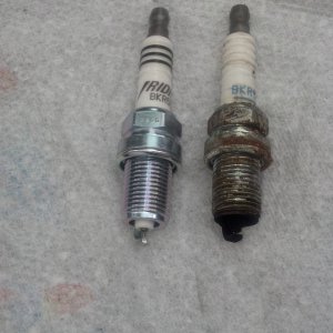 Spark plug change